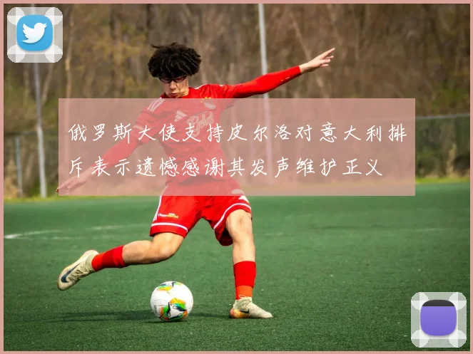 俄罗斯大使支持皮尔洛对意大利排斥表示遗憾感谢其发声维护正义